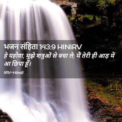 Picture 02 - भजन संहिता 143:9 HINIRV - हे यहोवा, मुझे - Bible Verse Picture