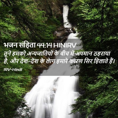 Picture 02 - भजन संहिता 44:14 HINIRV - तूने हमको - Bible Verse Picture