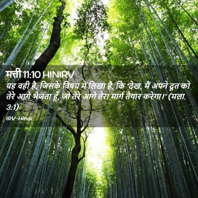 Picture 02 - मत्ती 11:10 HINIRV - यह वही है, जिसके - Bible Verse Picture