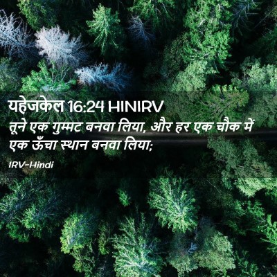 Picture 02 - यहेजकेल 16:24 HINIRV - तूने एक गुम्मट - Bible Verse Picture