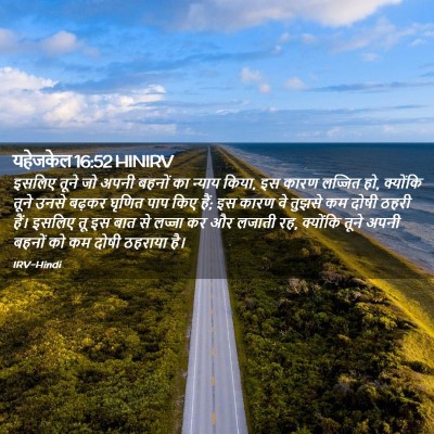 Picture 02 - यहेजकेल 16:52 HINIRV - इसलिए तूने जो अपनी - Bible Verse Picture