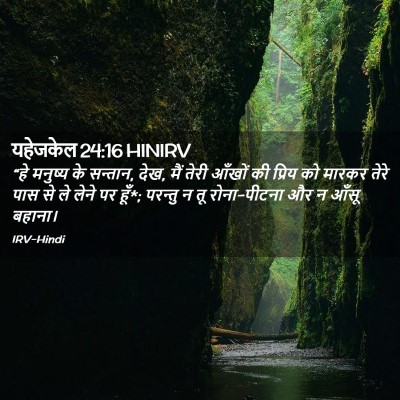 Picture 02 - यहेजकेल 24:16 HINIRV - “हे मनुष्य के - Bible Verse Picture