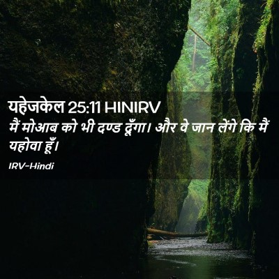 Picture 02 - यहेजकेल 25:11 HINIRV - मैं मोआब को भी दण्ड - Bible Verse Picture