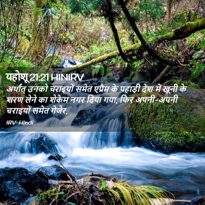 Picture 02 - यहोशू 21:21 HINIRV - अर्थात् उनको - Bible Verse Picture
