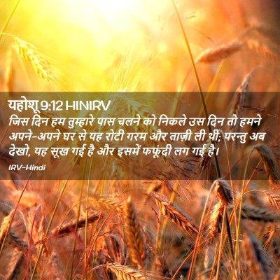 Picture 02 - यहोशू 9:12 HINIRV - जिस दिन हम - Bible Verse Picture