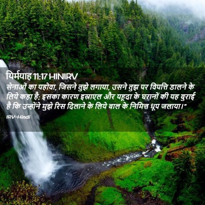 Picture 02 - यिर्मयाह 11:17 HINIRV - सेनाओं का यहोवा, - Bible Verse Picture