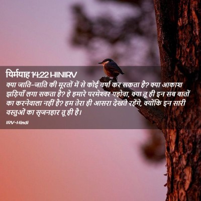 Picture 02 - यिर्मयाह 14:22 HINIRV - क्या जाति-जाति की - Bible Verse Picture