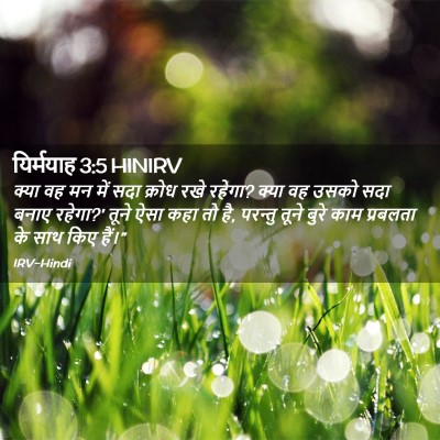 Picture 02 - यिर्मयाह 3:5 HINIRV - क्या वह मन में सदा - Bible Verse Picture