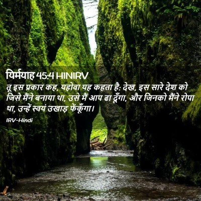 Picture 02 - यिर्मयाह 45:4 HINIRV - तू इस प्रकार कह, - Bible Verse Picture