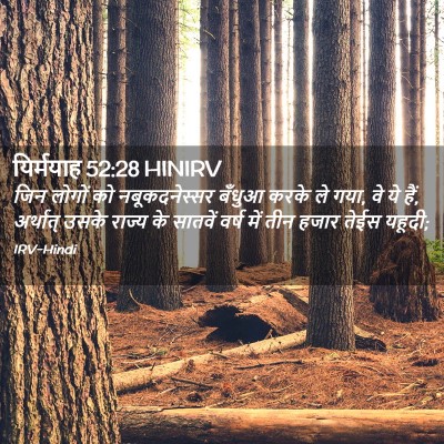 Picture 02 - यिर्मयाह 52:28 HINIRV - जिन लोगों को - Bible Verse Picture