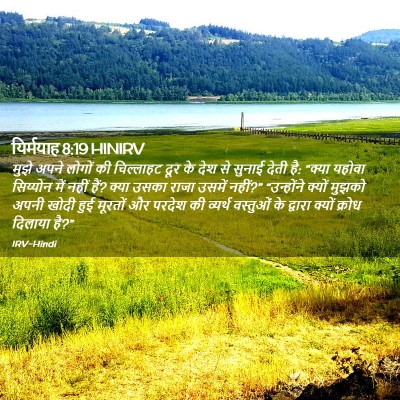 Picture 02 - यिर्मयाह 8:19 HINIRV - मुझे अपने लोगों की - Bible Verse Picture