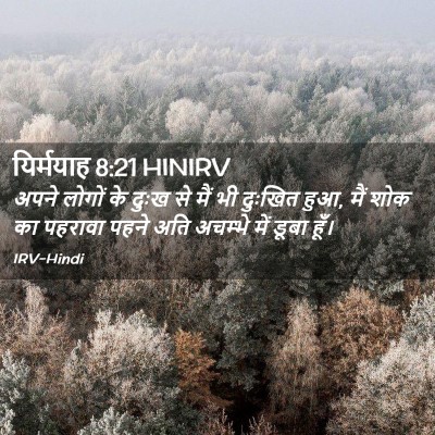 Picture 02 - यिर्मयाह 8:21 HINIRV - अपने लोगों के दुःख - Bible Verse Picture