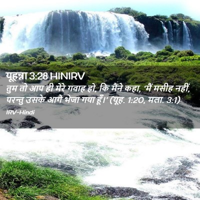 Picture 02 - यूहन्ना 3:28 HINIRV - तुम तो आप ही मेरे - Bible Verse Picture