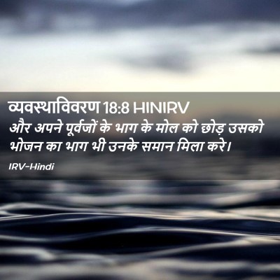 Picture 02 - व्यवस्थाविवरण 18:8 HINIRV - और अपने पूर्वजों - Bible Verse Picture