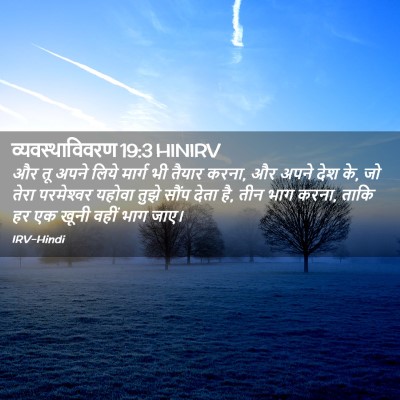 Picture 02 - व्यवस्थाविवरण 19:3 HINIRV - और तू अपने लिये - Bible Verse Picture