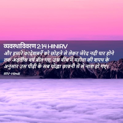 Picture 02 - व्यवस्थाविवरण 2:14 HINIRV - और हमारे - Bible Verse Picture