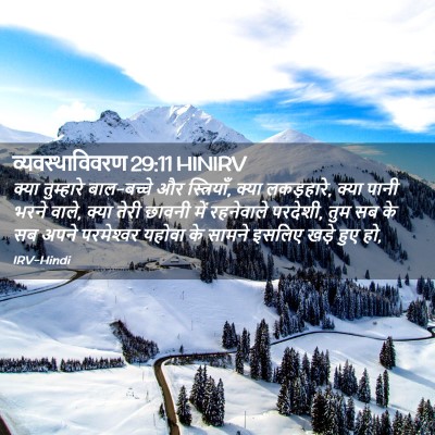 Picture 02 - व्यवस्थाविवरण 29:11 HINIRV - क्या तुम्हारे - Bible Verse Picture