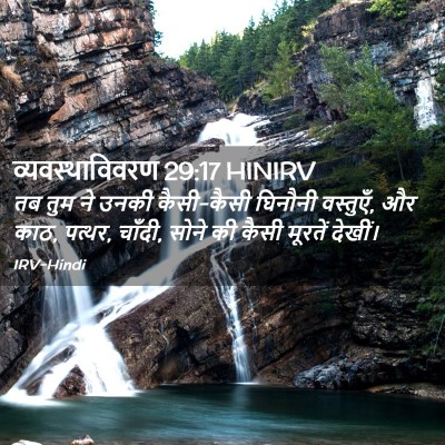 Picture 02 - व्यवस्थाविवरण 29:17 HINIRV - तब तुम ने उनकी - Bible Verse Picture