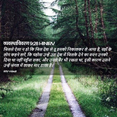 Picture 02 - व्यवस्थाविवरण 9:28 HINIRV - जिससे ऐसा न हो कि - Bible Verse Picture