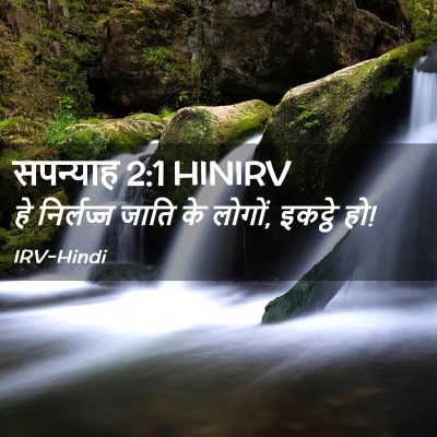Picture 02 - सपन्याह 2:1 HINIRV - हे निर्लज्ज जाति - Bible Verse Picture