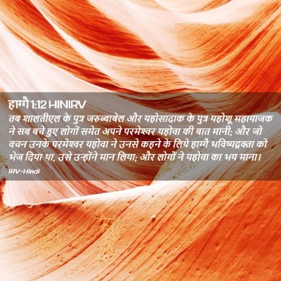 Picture 02 - हाग्गै 1:12 HINIRV - तब शालतीएल के - Bible Verse Picture