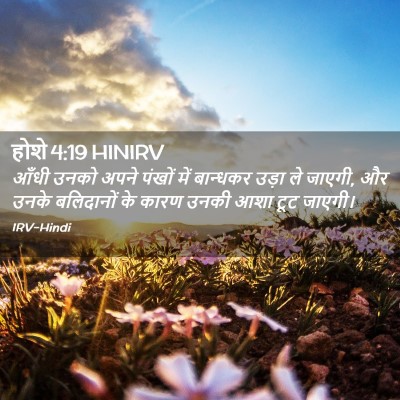 Picture 02 - होशे 4:19 HINIRV - आँधी उनको अपने - Bible Verse Picture