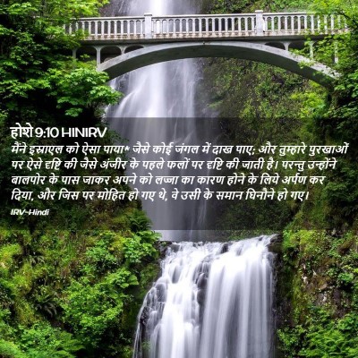 Picture 02 - होशे 9:10 HINIRV - मैंने इस्राएल को - Bible Verse Picture