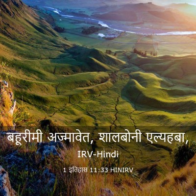 Picture 03 - 1 इतिहास 11:33 HINIRV - बहूरीमी अज्मावेत, - Bible Verse Picture