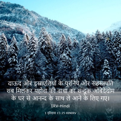Picture 03 - 1 इतिहास 15:25 HINIRV - दाऊद और - Bible Verse Picture