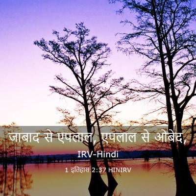 Picture 03 - 1 इतिहास 2:37 HINIRV - जाबाद से एपलाल, - Bible Verse Picture