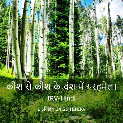 Picture 03 - 1 इतिहास 24:29 HINIRV - कीश से कीश के वंश - Bible Verse Picture