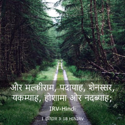Picture 03 - 1 इतिहास 3:18 HINIRV - और मल्कीराम, - Bible Verse Picture