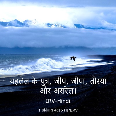 Picture 03 - 1 इतिहास 4:16 HINIRV - यहलेल के पुत्र, - Bible Verse Picture