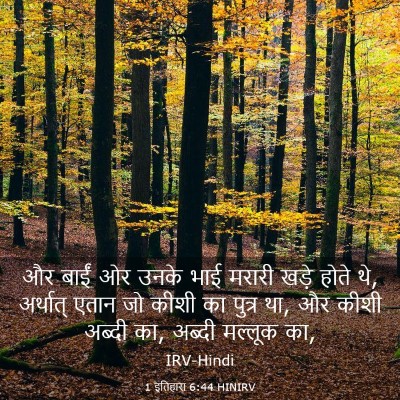 Picture 03 - 1 इतिहास 6:44 HINIRV - और बाईं ओर उनके भाई - Bible Verse Picture