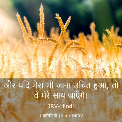 Picture 03 - 1 कुरिन्थियों 16:4 HINIRV - और यदि मेरा भी जाना - Bible Verse Picture