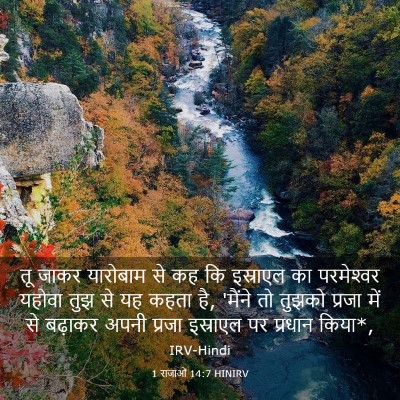 Picture 03 - 1 राजाओं 14:7 HINIRV - तू जाकर यारोबाम से - Bible Verse Picture