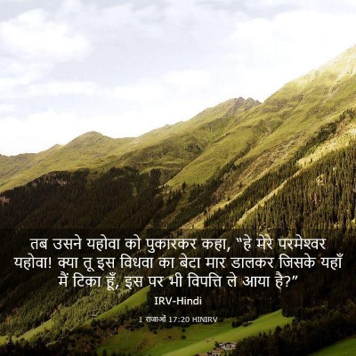 Picture 03 - 1 राजाओं 17:20 HINIRV - तब उसने यहोवा को - Bible Verse Picture