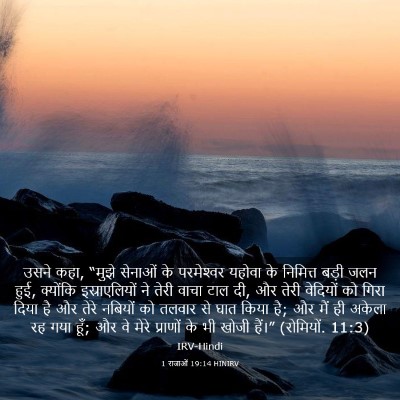 Picture 03 - 1 राजाओं 19:14 HINIRV - उसने कहा, “मुझे - Bible Verse Picture