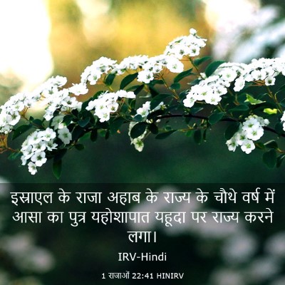 Picture 03 - 1 राजाओं 22:41 HINIRV - इस्राएल के राजा - Bible Verse Picture