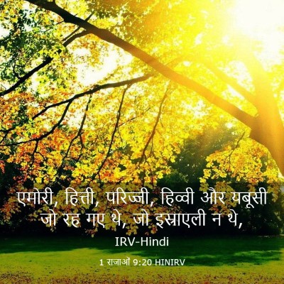 Picture 03 - 1 राजाओं 9:20 HINIRV - एमोरी, हित्ती, - Bible Verse Picture