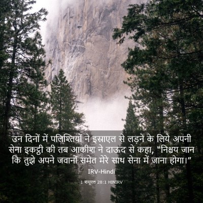 Picture 03 - 1 शमूएल 28:1 HINIRV - उन दिनों में - Bible Verse Picture