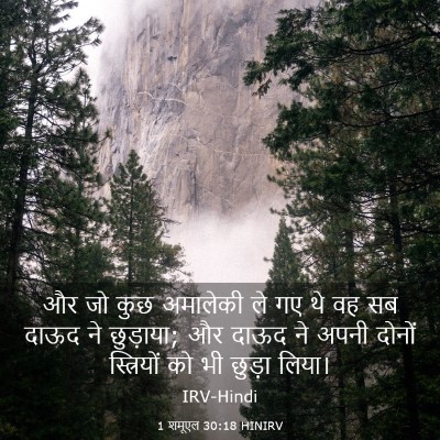 Picture 03 - 1 शमूएल 30:18 HINIRV - और जो कुछ अमालेकी - Bible Verse Picture