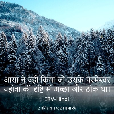 Picture 03 - 2 इतिहास 14:2 HINIRV - आसा ने वही किया जो - Bible Verse Picture