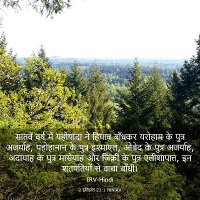Picture 03 - 2 इतिहास 23:1 HINIRV - सातवें वर्ष में - Bible Verse Picture