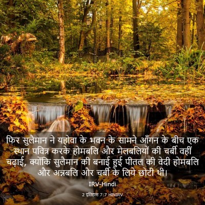 Picture 03 - 2 इतिहास 7:7 HINIRV - फिर सुलैमान ने - Bible Verse Picture