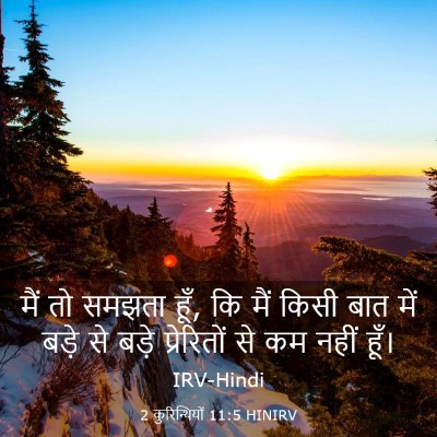 Picture 03 - 2 कुरिन्थियों 11:5 HINIRV - मैं तो समझता हूँ, - Bible Verse Picture