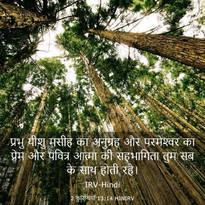 Picture 03 - 2 कुरिन्थियों 13:14 HINIRV - प्रभु यीशु मसीह का - Bible Verse Picture
