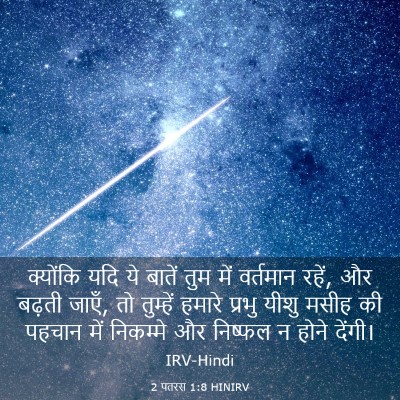 Picture 03 - 2 पतरस 1:8 HINIRV - क्योंकि यदि ये - Bible Verse Picture