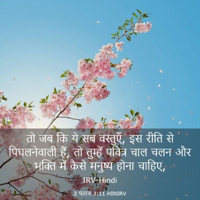 Picture 03 - 2 पतरस 3:11 HINIRV - तो जब कि ये सब - Bible Verse Picture
