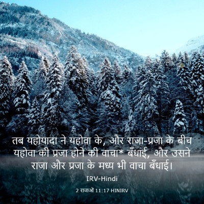 Picture 03 - 2 राजाओं 11:17 HINIRV - तब यहोयादा ने - Bible Verse Picture